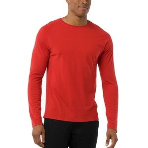 Smartwool - Merino 150 Pattern Long-Sleeve Slim Fit Red Wool Baselayer Top - XL